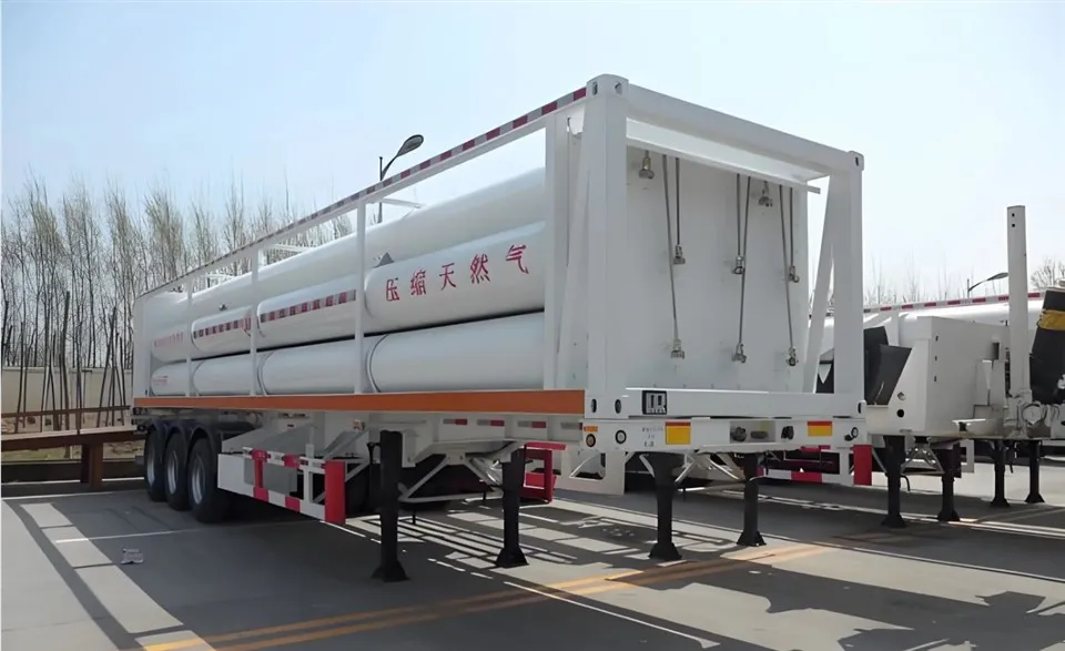 CNG Tube Bundle Container Semi Trailer