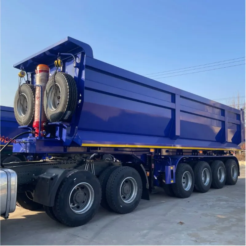 Nákladný príves zadného sklápača typu U